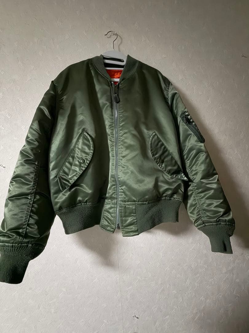 米軍実物 MA-1 IDEALジップ CORINTH製 USA製 サイズM