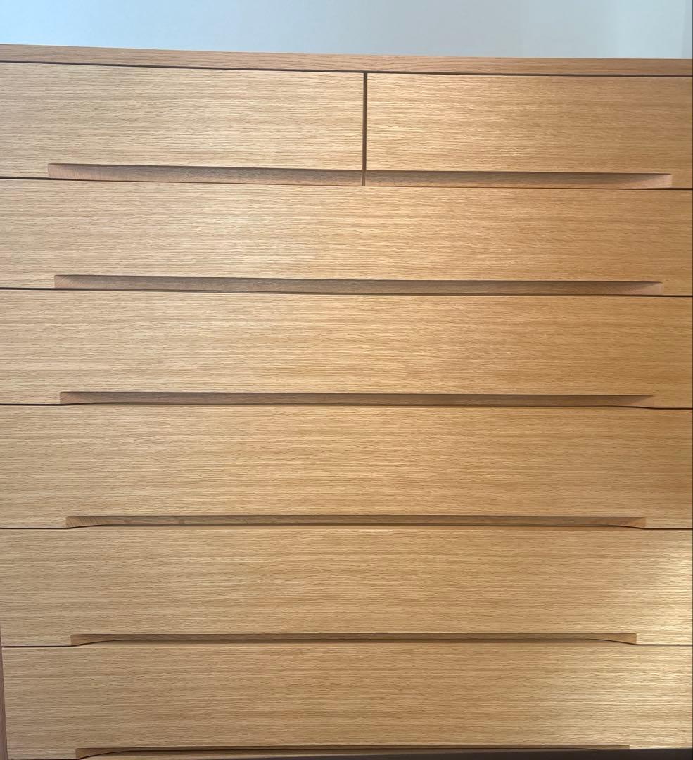 府中家具　大塚家具　チェスト　箪笥　タンス　表面前オーク素材　高級家具