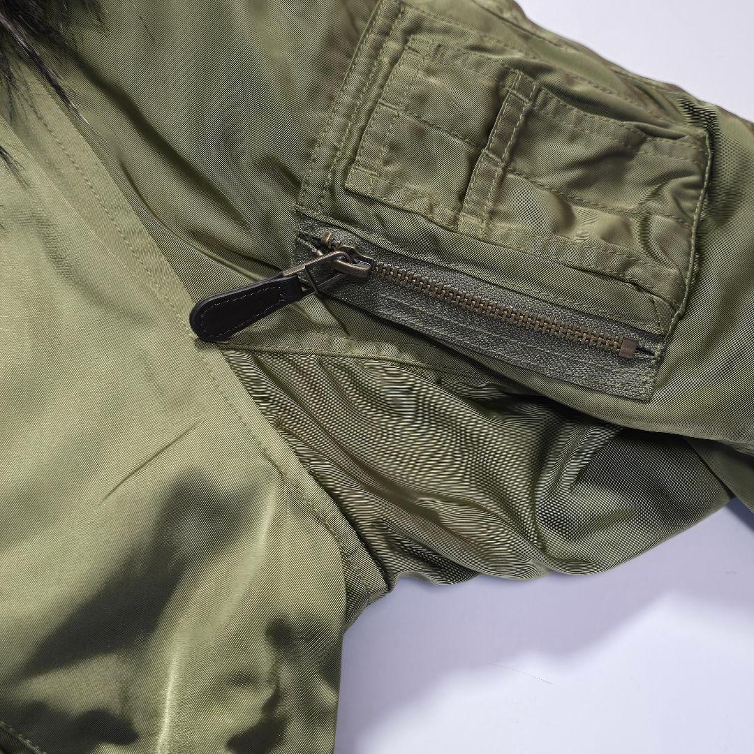 【美品】AZUL BY MOUSSY 短丈　N-2B 平成　Y2K ギャル　M