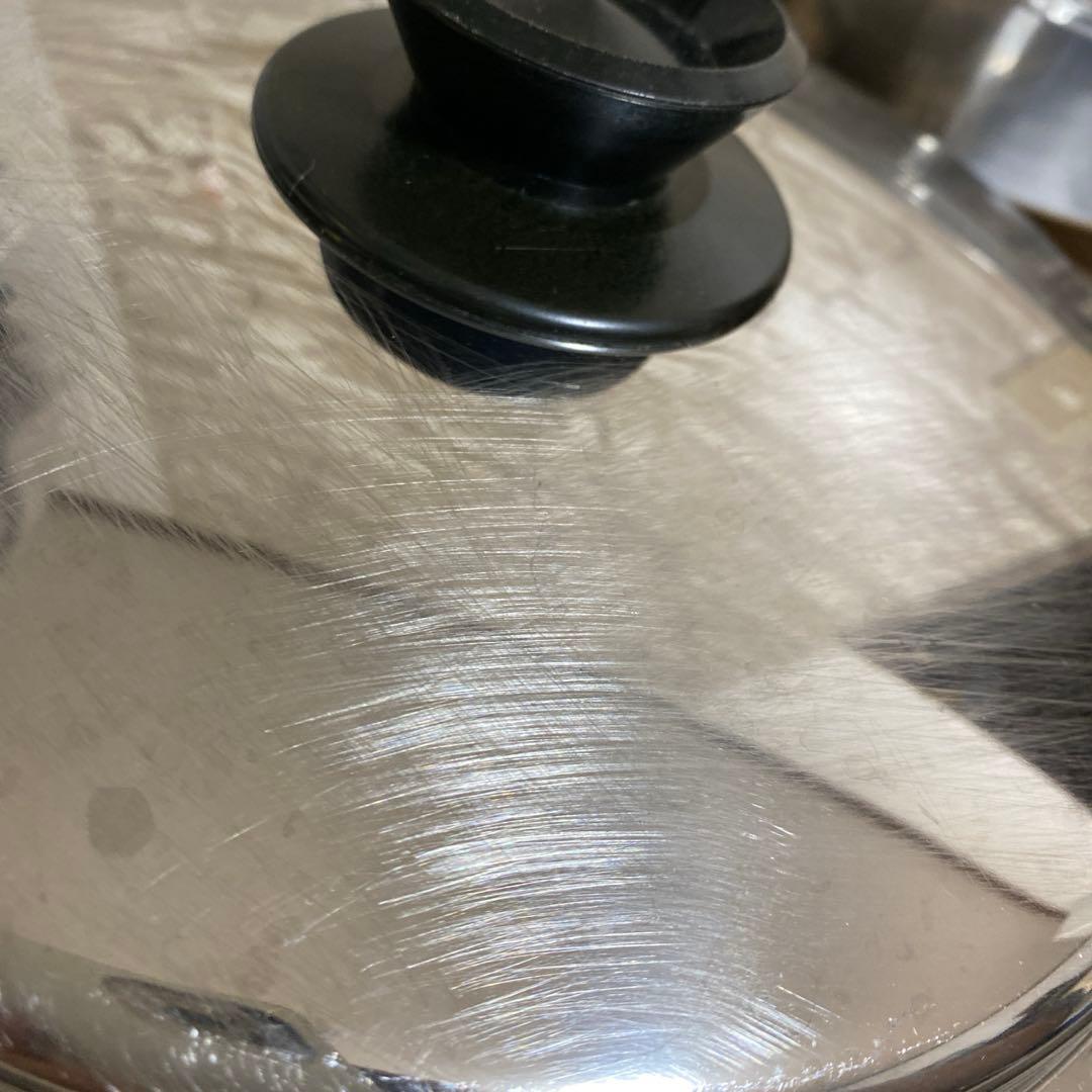 ロイヤルクイーン　IH対応品の大フライパン＆浅型電気フライパン鍋兼用蓋１枚