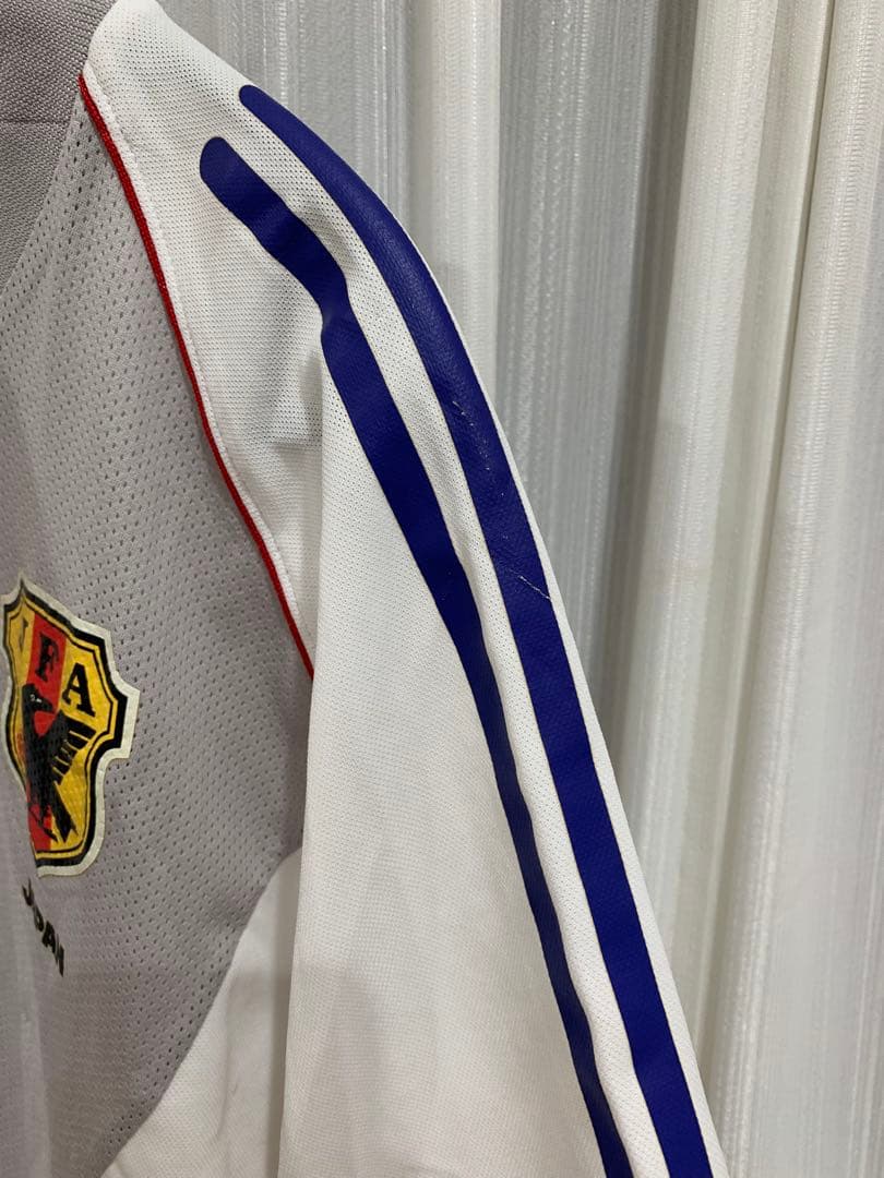 戸田和幸 21番 ユニフォーム 日本代表 2002年 日韓 w杯 アウェイ L