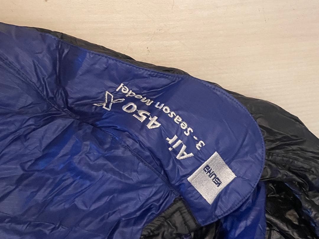 美品　ISUKA AIR450X シェラフ　寝袋