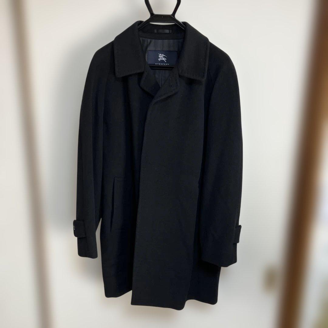 Burberry バーバリー カシミヤ ロングコート ブラック