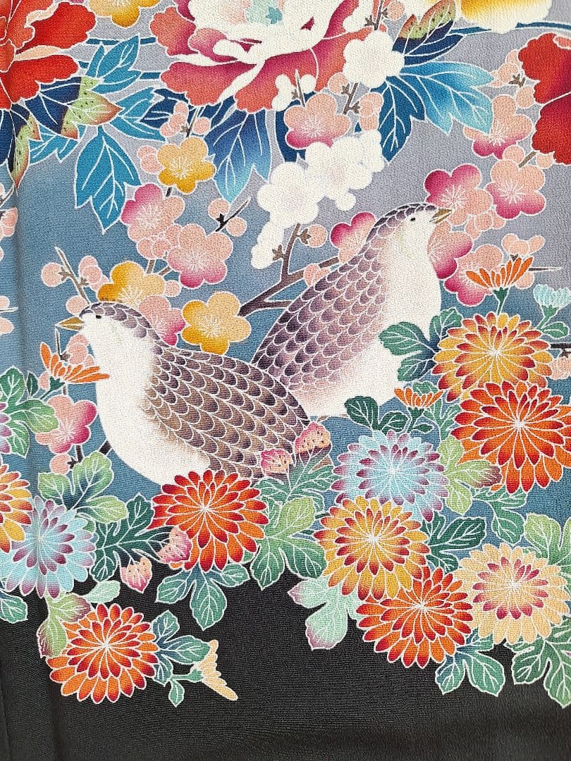 着物リメイクワンピース3704