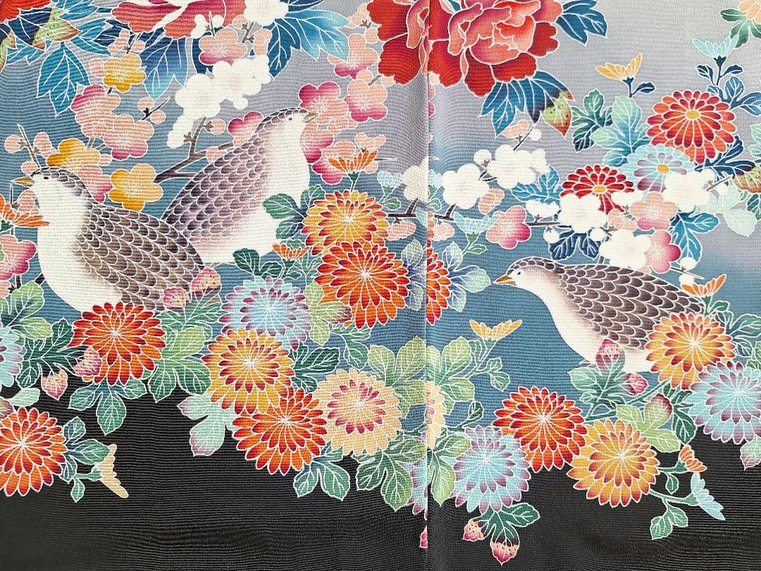 着物リメイクワンピース3704