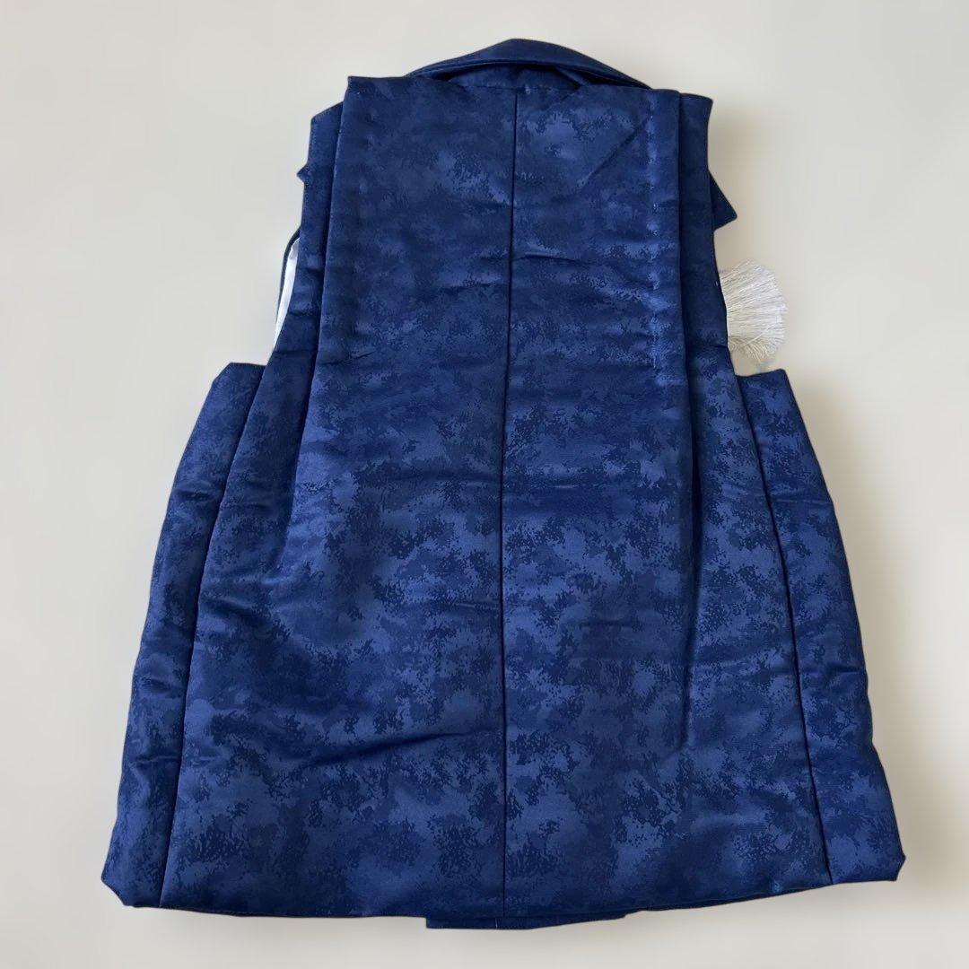 七五三用紺色着物フルセット　3歳児用