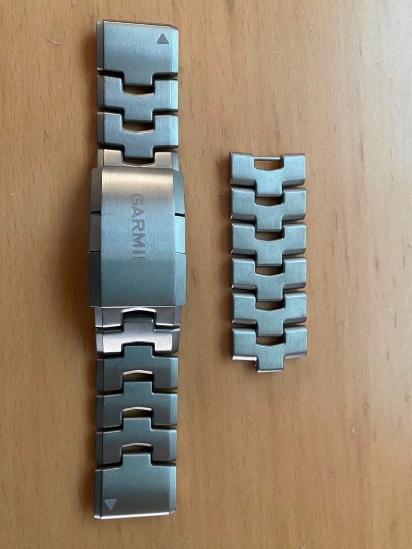GARMIN純正 22mm QuickFit チタンバンド