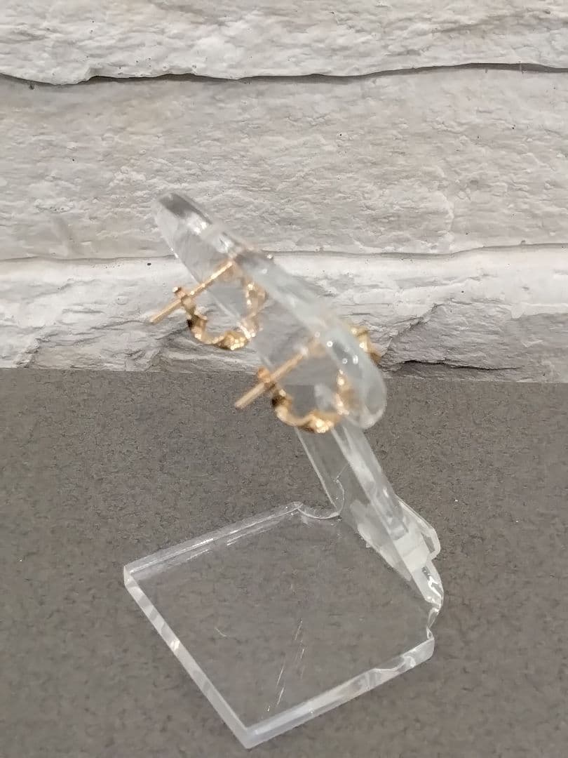 K18PG地金ピアス　　　　中古品