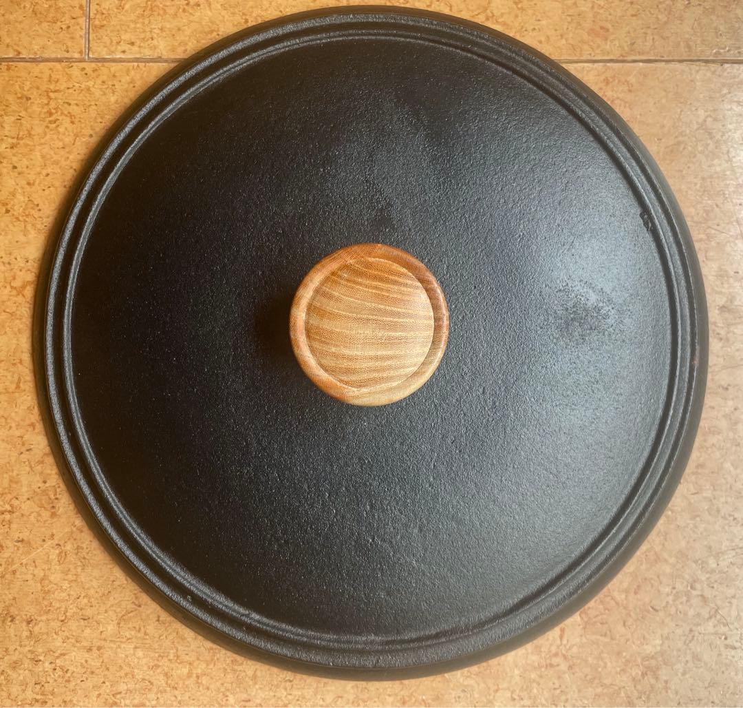 鈴木主善堂　南部鉄器　鍋　蓋付両手鍋