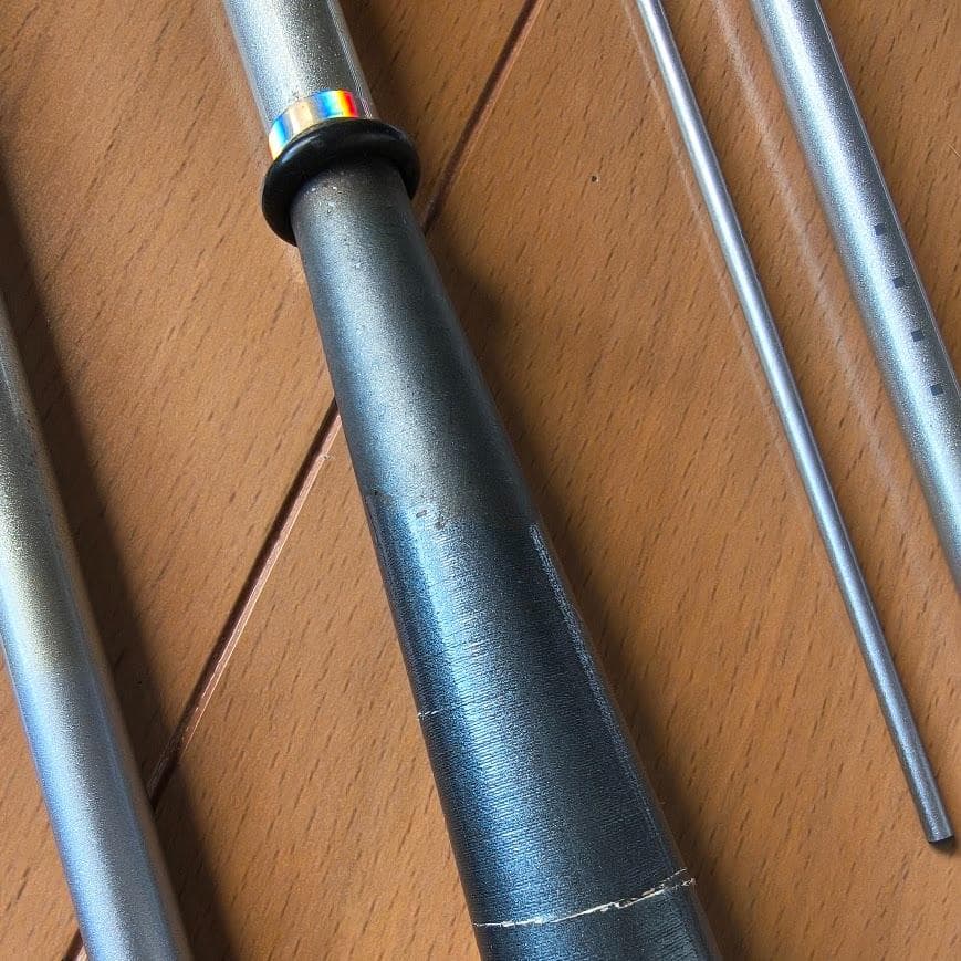 け*ん様 Daiwa 五天聖 19 ヘラブナ竿 6本継　19尺　袋付 オークショ