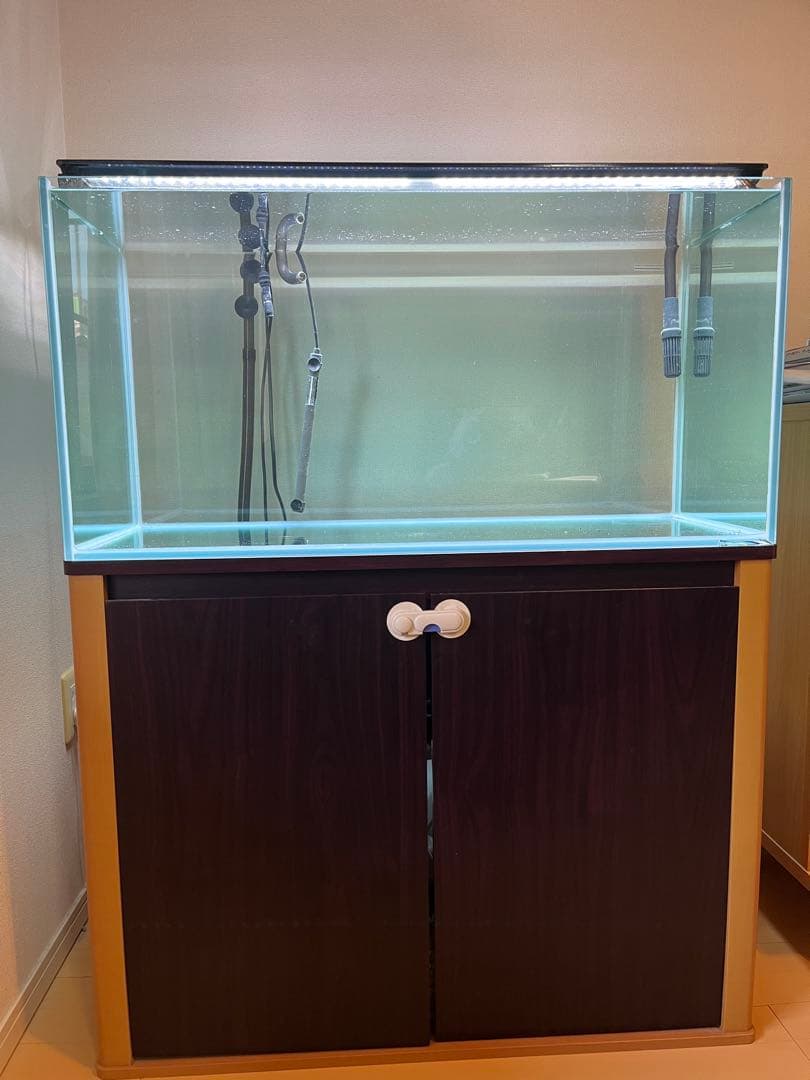 LEDライト付き水槽台・キャビネット　kahara