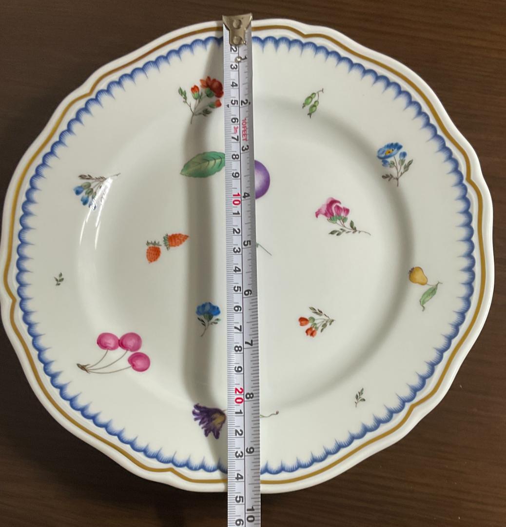 リチャードジノリ　イタリアンフルーツ　プレート24.5㎝×5セット（美品）