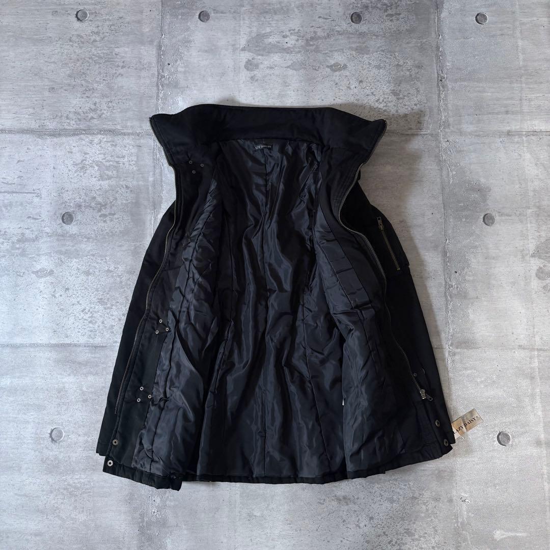 00s 平成ギャル ミリタリーファイヤーマンジャケット ボリュームネック y2k