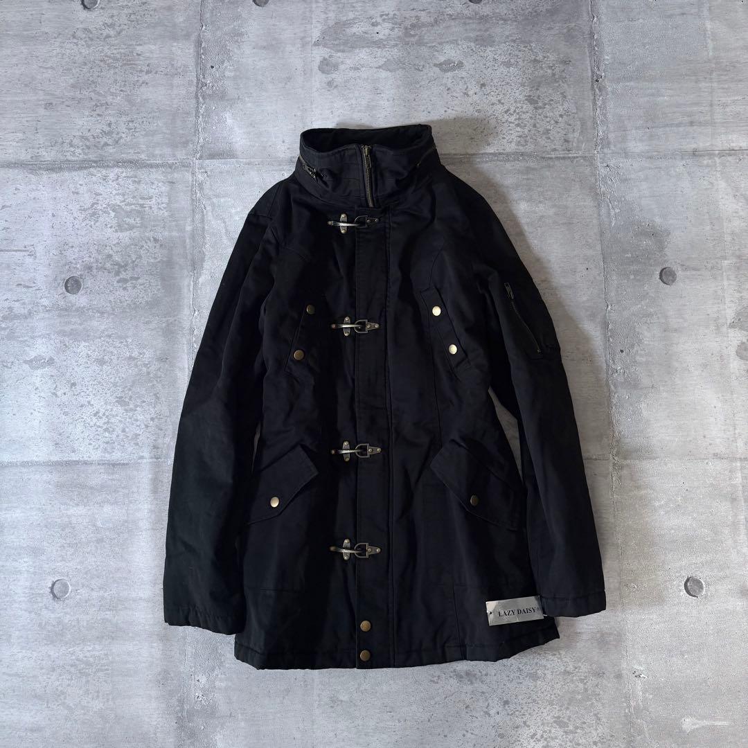 00s 平成ギャル ミリタリーファイヤーマンジャケット ボリュームネック y2k