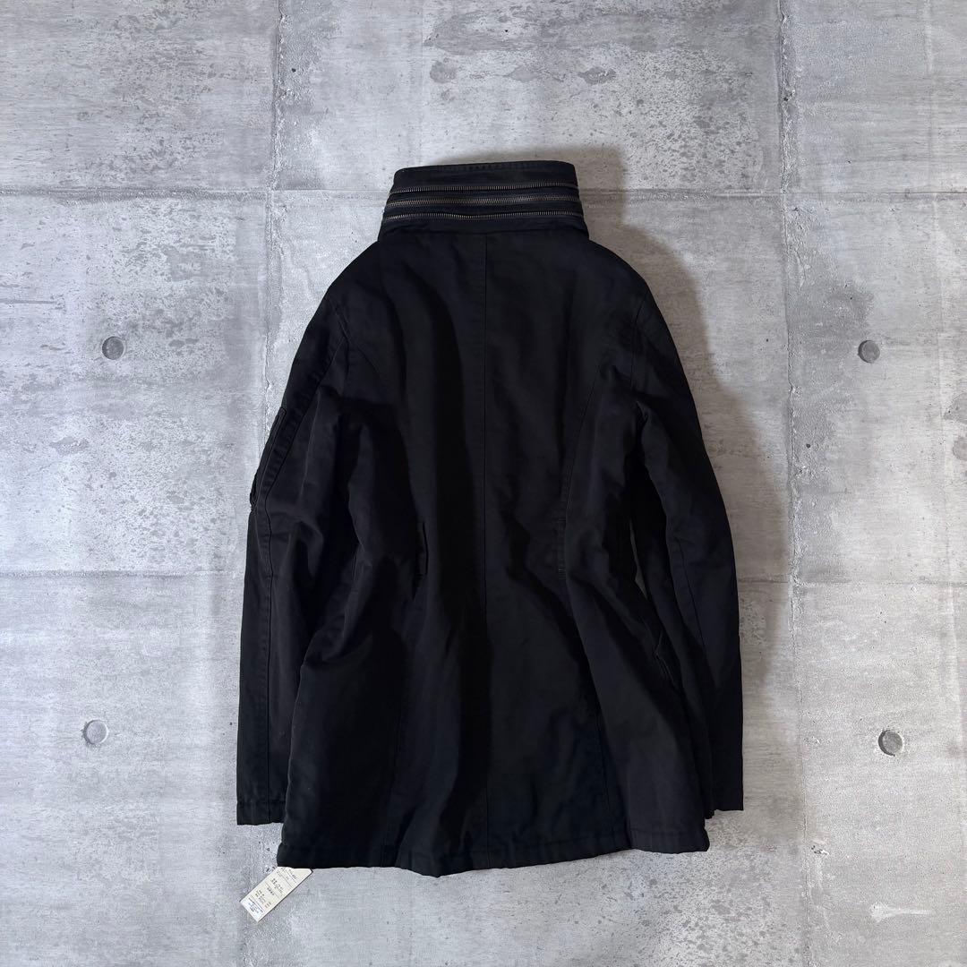 00s 平成ギャル ミリタリーファイヤーマンジャケット ボリュームネック y2k