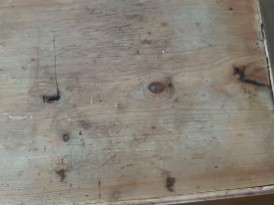 あーちゃん！アンティーク　オールドパイン　リネンボックス