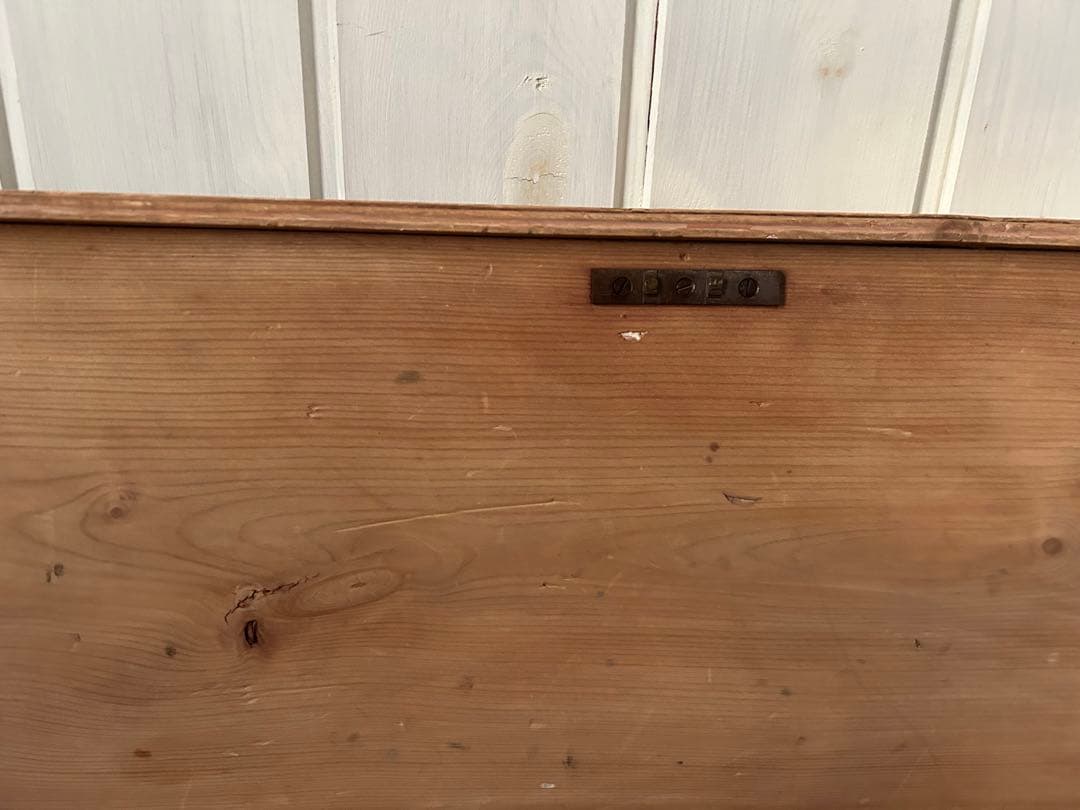 あーちゃん！アンティーク　オールドパイン　リネンボックス