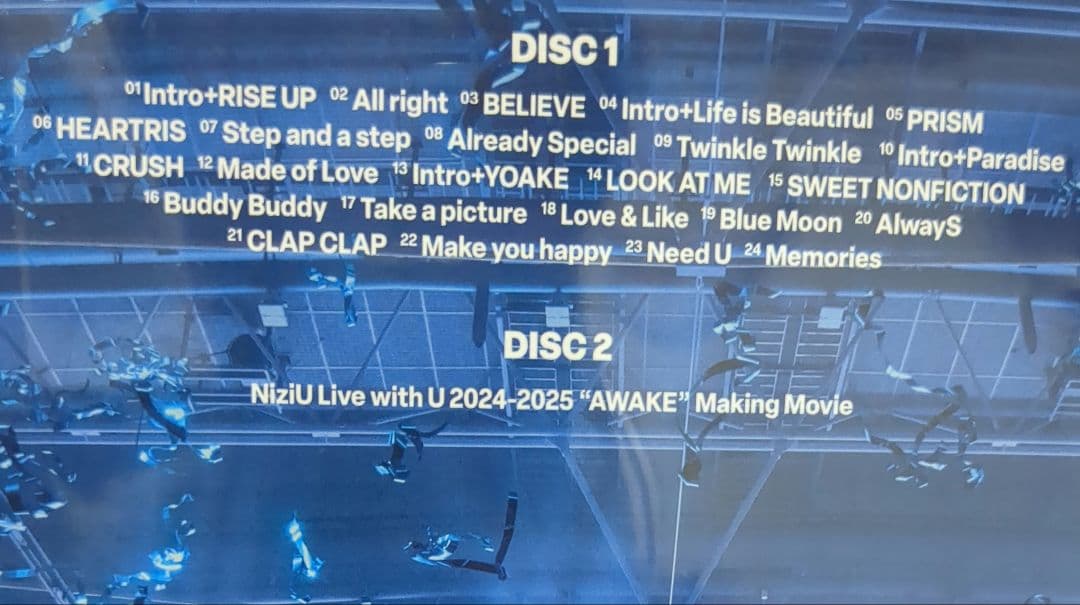 【新品・小傷】NiziU AWAKE Live with U 2024-2025