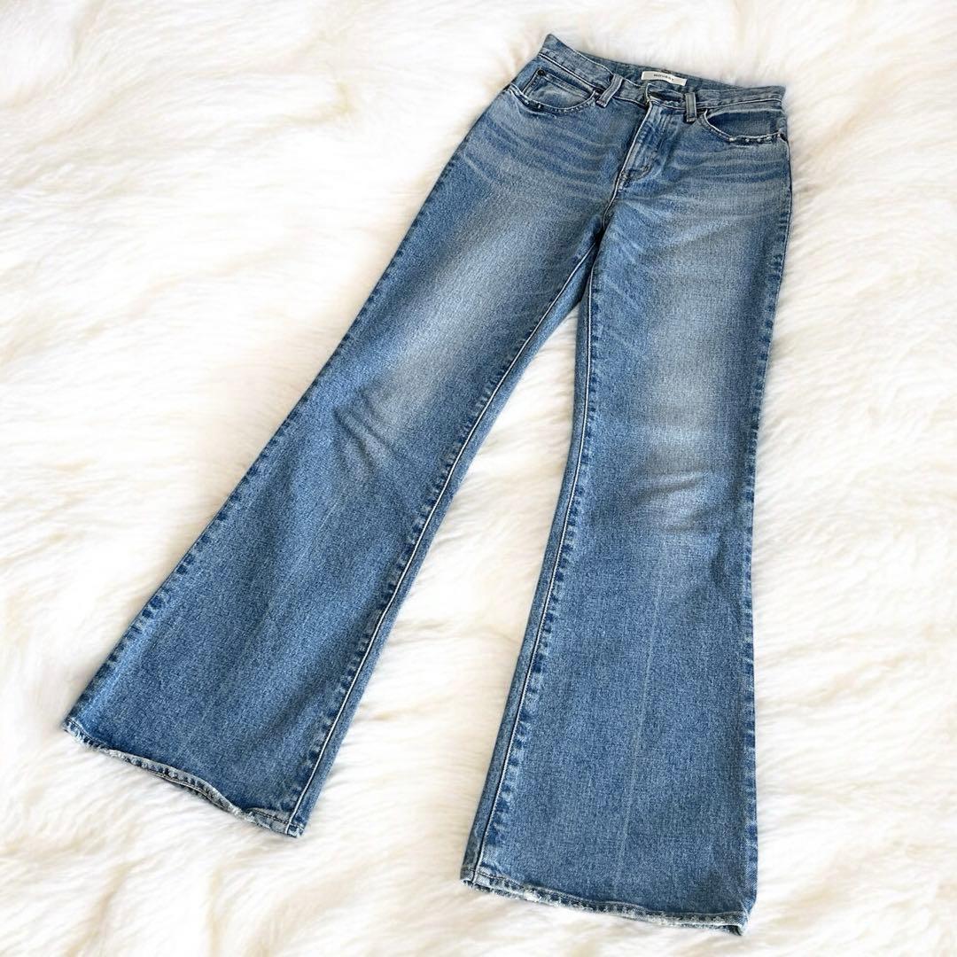 美品 MOUSSY MVS FLARE デニム 25インチ ハイウエスト