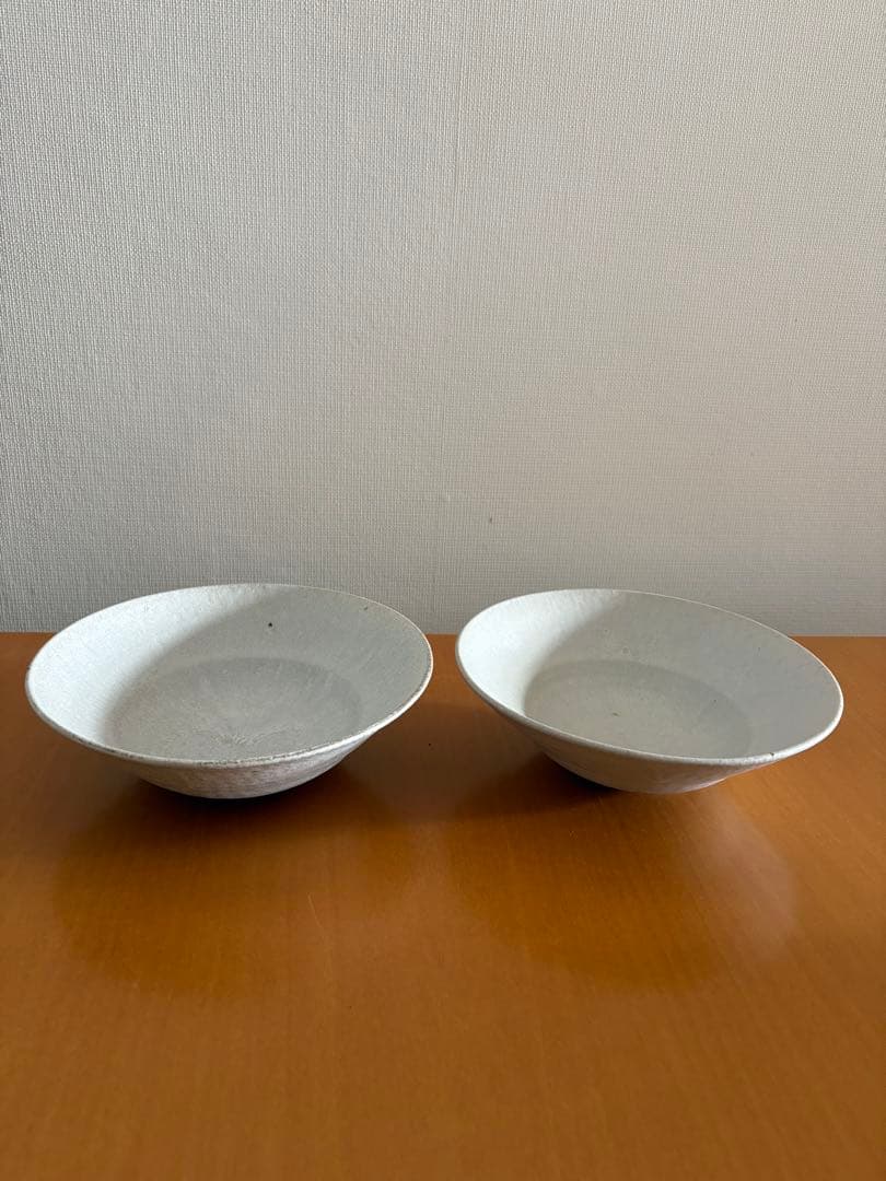 【未使用】清岡幸道さん リムボウル リム鉢　2枚セット　約20cm