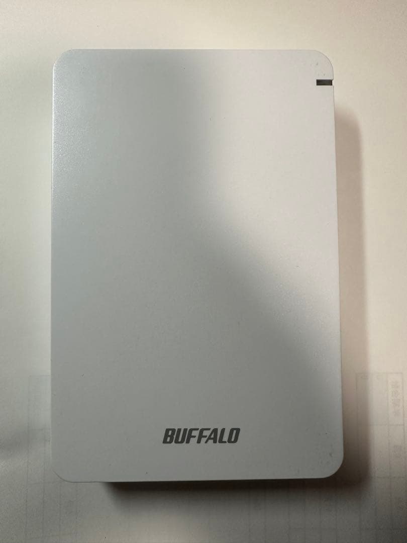バッファロー 4TB ポータブル外付けHDD USB3.0 動作確認済み
