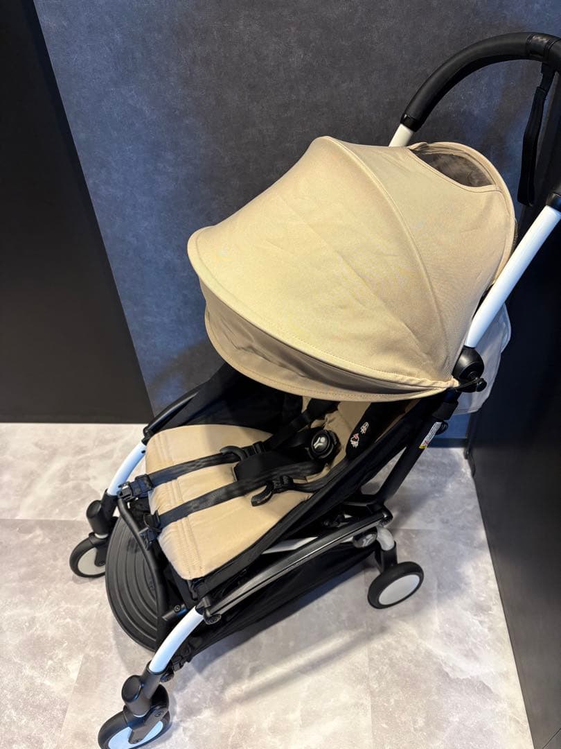 最終値下げ！BABYZEN YOYO2 6+ ホワイトフレーム・ベージュ　アクア