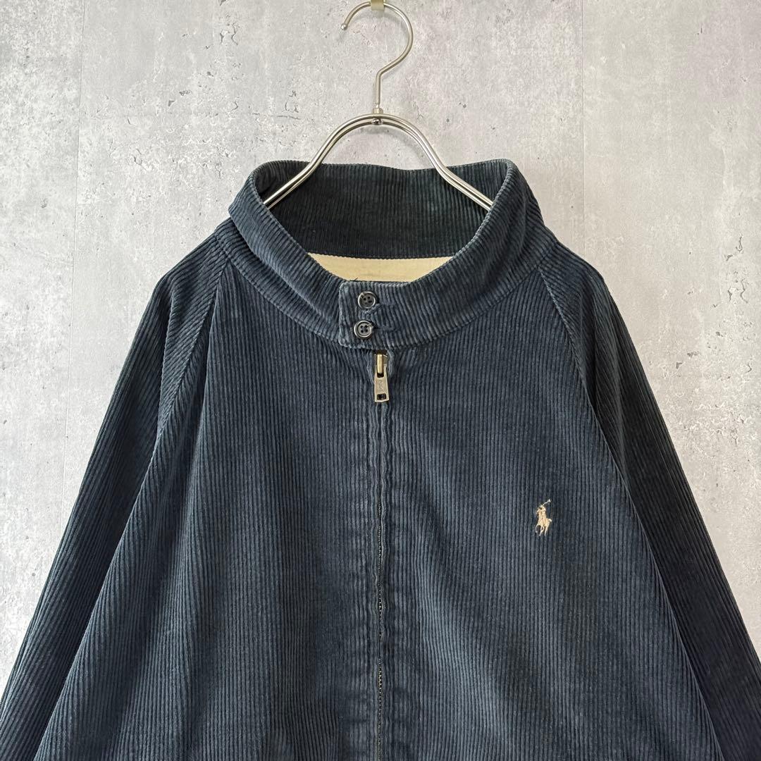 ラルフローレン 90s コーデュロイスイングトップ 金刺繍 XXL 希少 美品