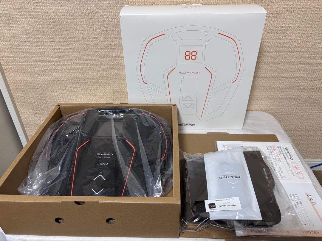 展示品 SIXPAD Foot Fit Plus 2 黒 トレーニング EMS