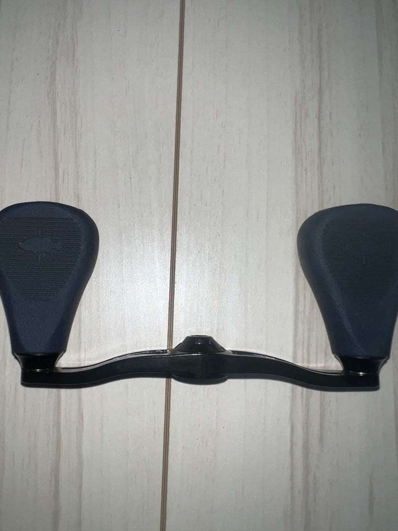 バリアル100 ブラック　フラットノブ＆純正ノブ　シマノ左巻きナット付き