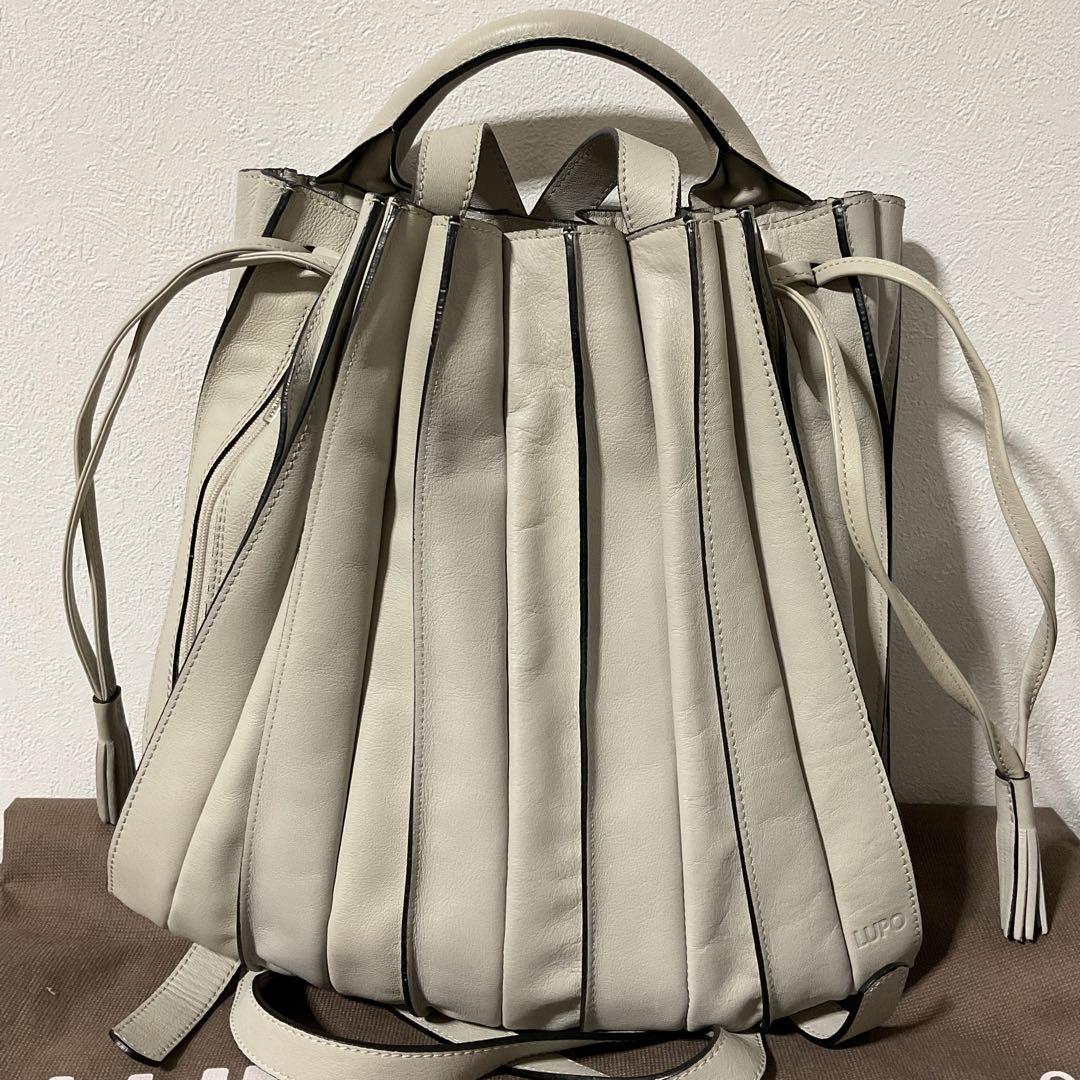 ぜんまいねずみ 使用二日 美品 ルポ ナチュレ プリーツ バックパック②