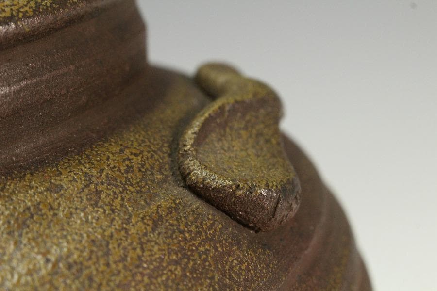 古備前 三耳壺 江戸時代 六古窯(K-XA852)