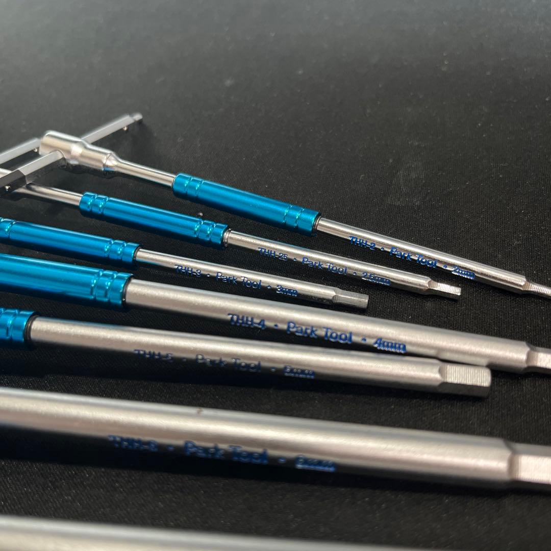 パークツール THH-1 スライディングＴハンドルヘックスレンチセット