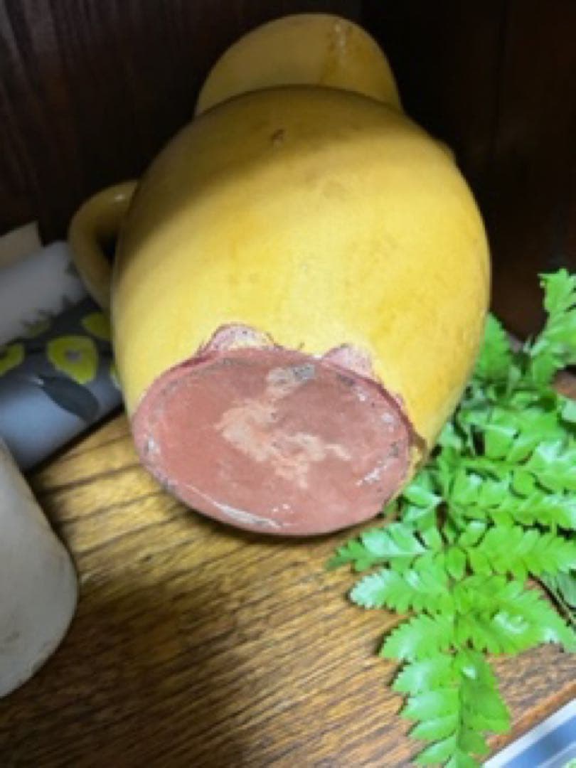 *️⃣プロフ必読❣️南欧 フランス アンティーク 黄 ポット