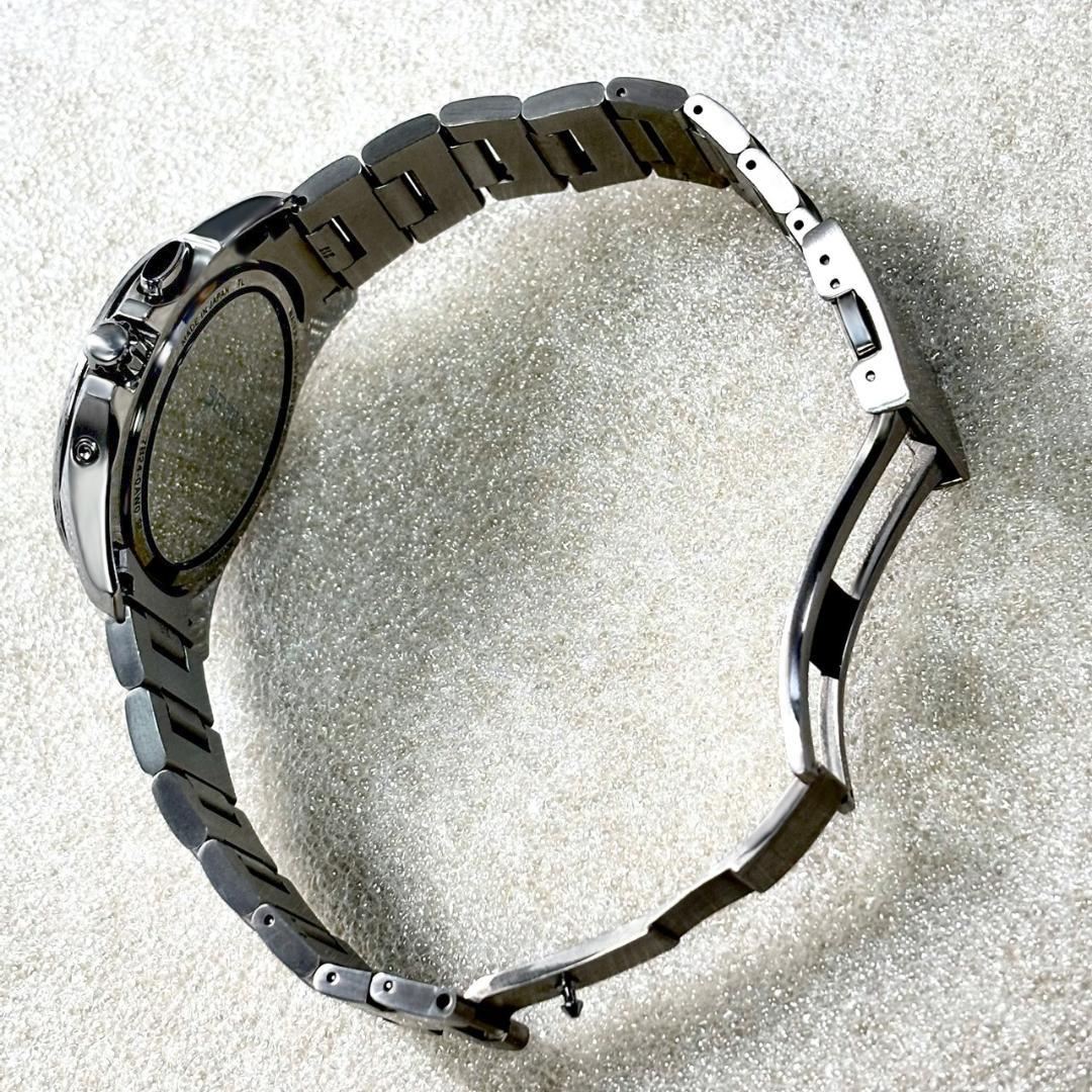 SEIKO ソーラー電波 ブライツ 7B24-0AW0 チタニウム製 海外モデル