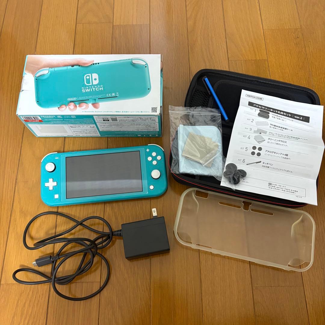 Nintendo Switch Lite ターコイズ 本体+アクセサリーセット