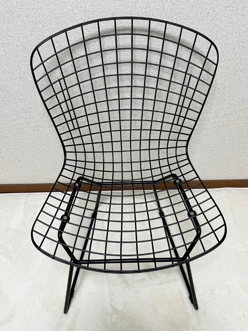 【美品】ハリーベルトイヤ　ワイヤーチェア　リプロダクト　黒