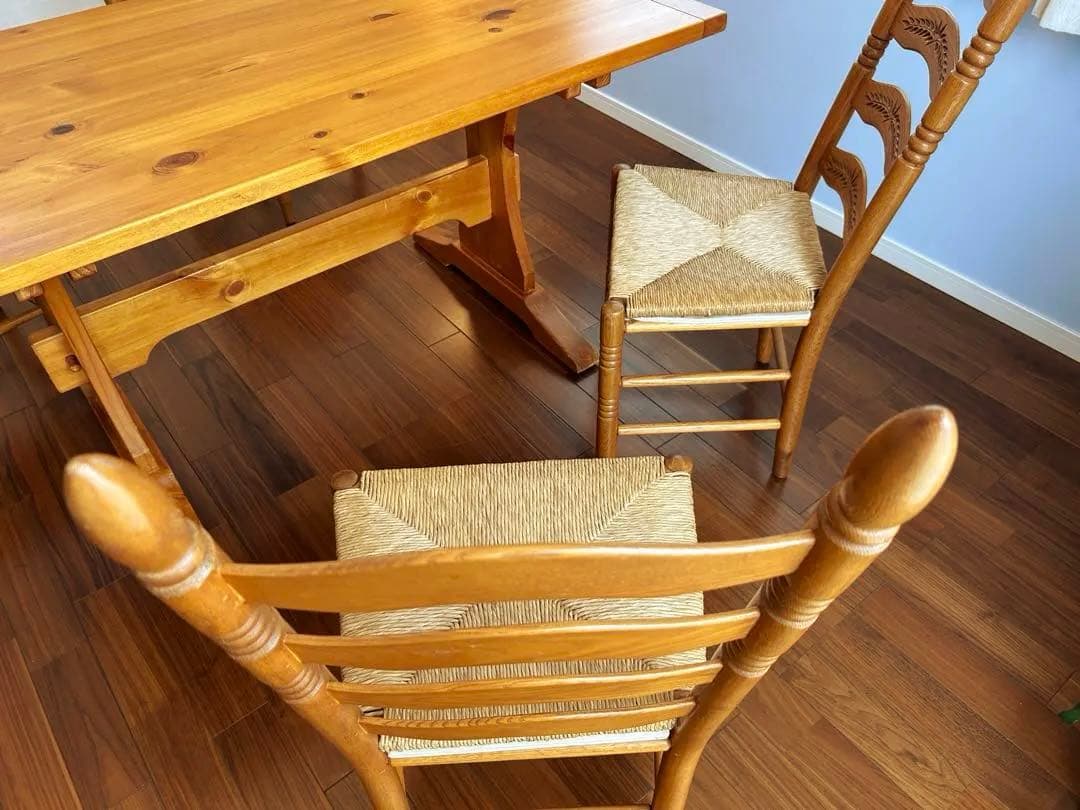 アントステラ(AUNT STELLA)のラダーバック・ダイニングチェア③リペア