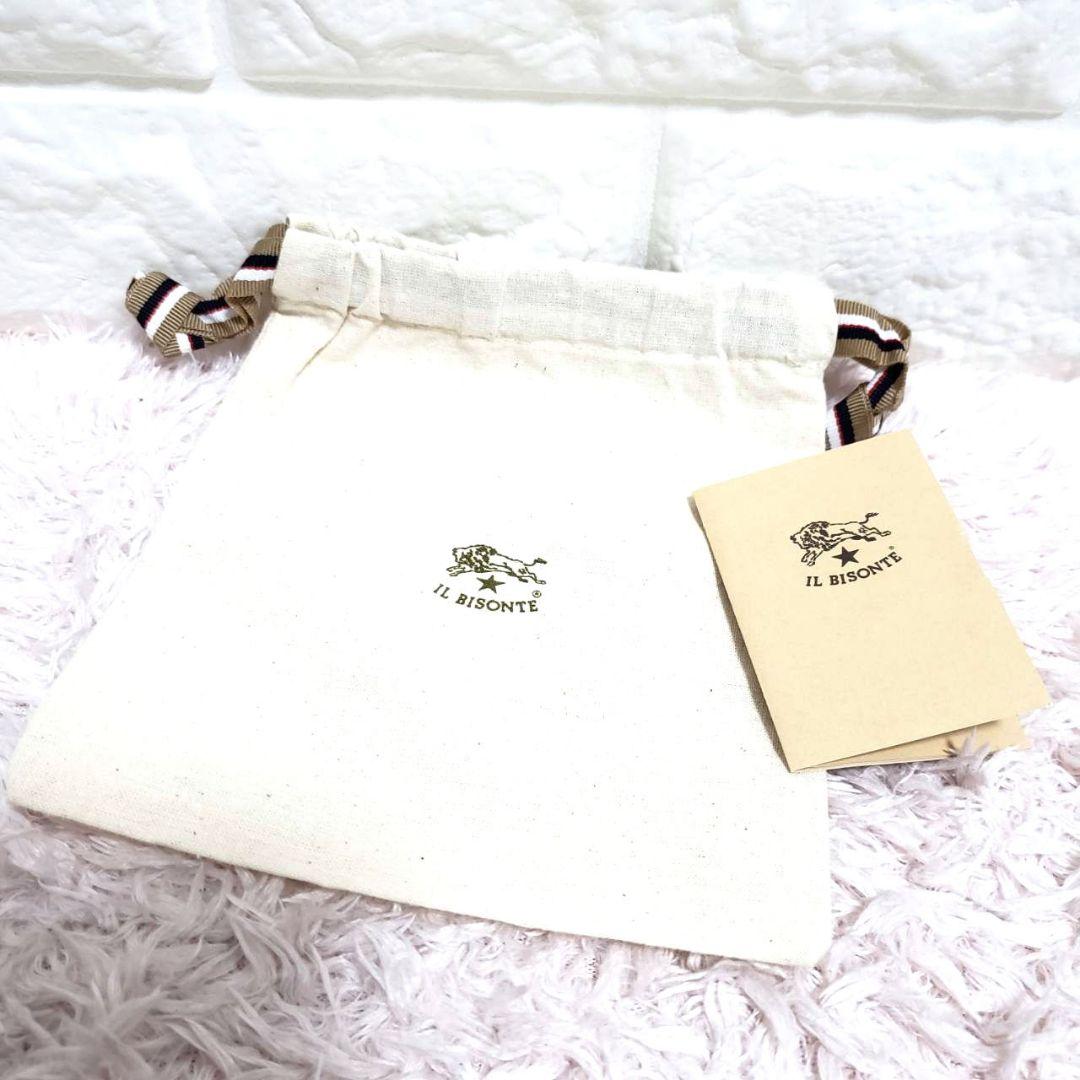 IL BISONTE イルビゾンテ コンパクトミニ折り財布 被せ折り財布 新品