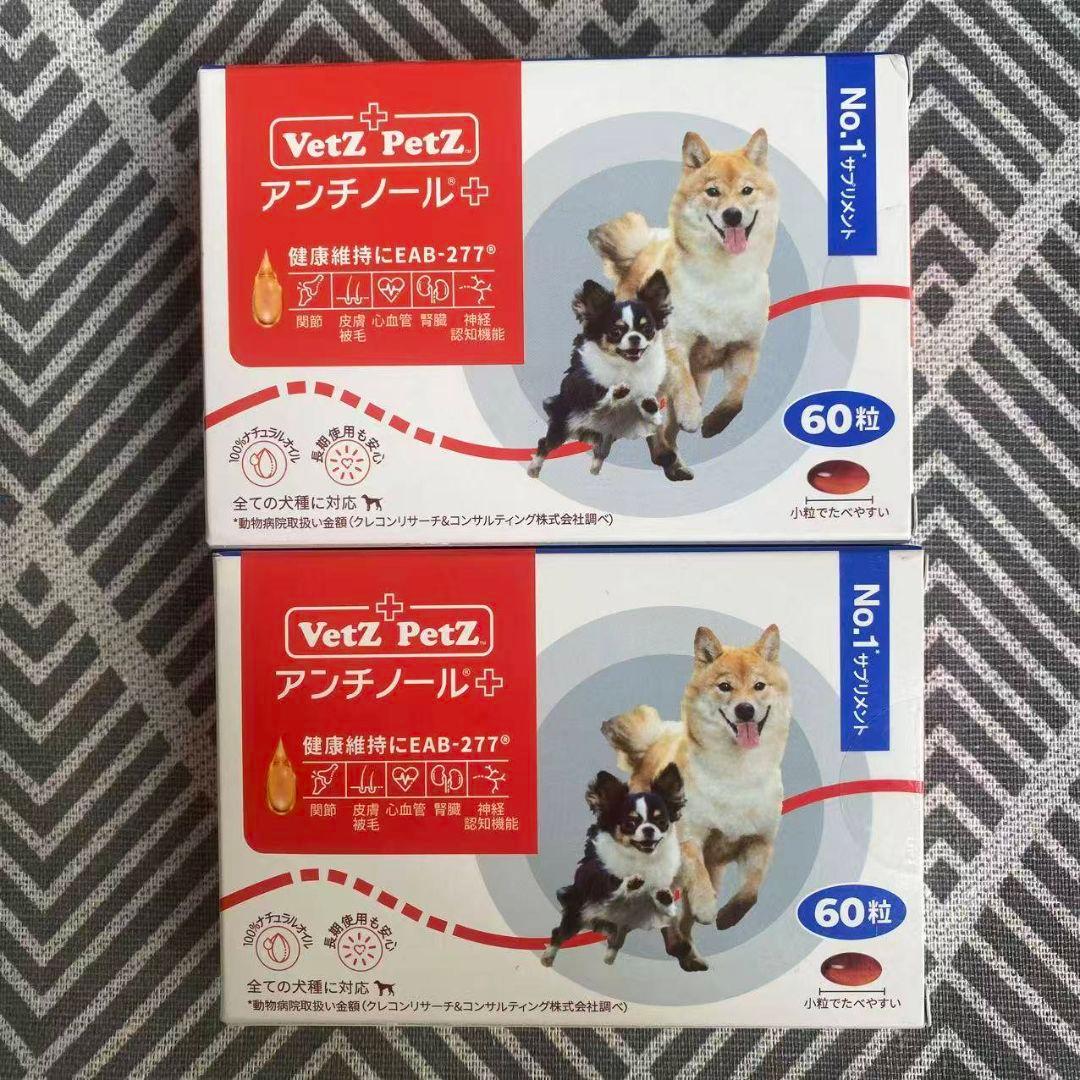 [犬用]Vetz Petz アンチノール 新品60粒×2箱