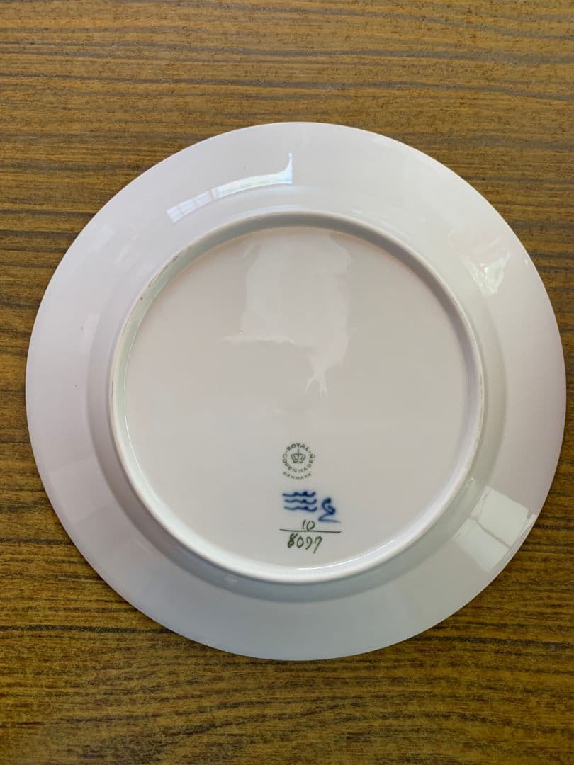 未使用！ロイコペNo8017＋プレートNo8097 6枚 ブルーフラワー廃番品