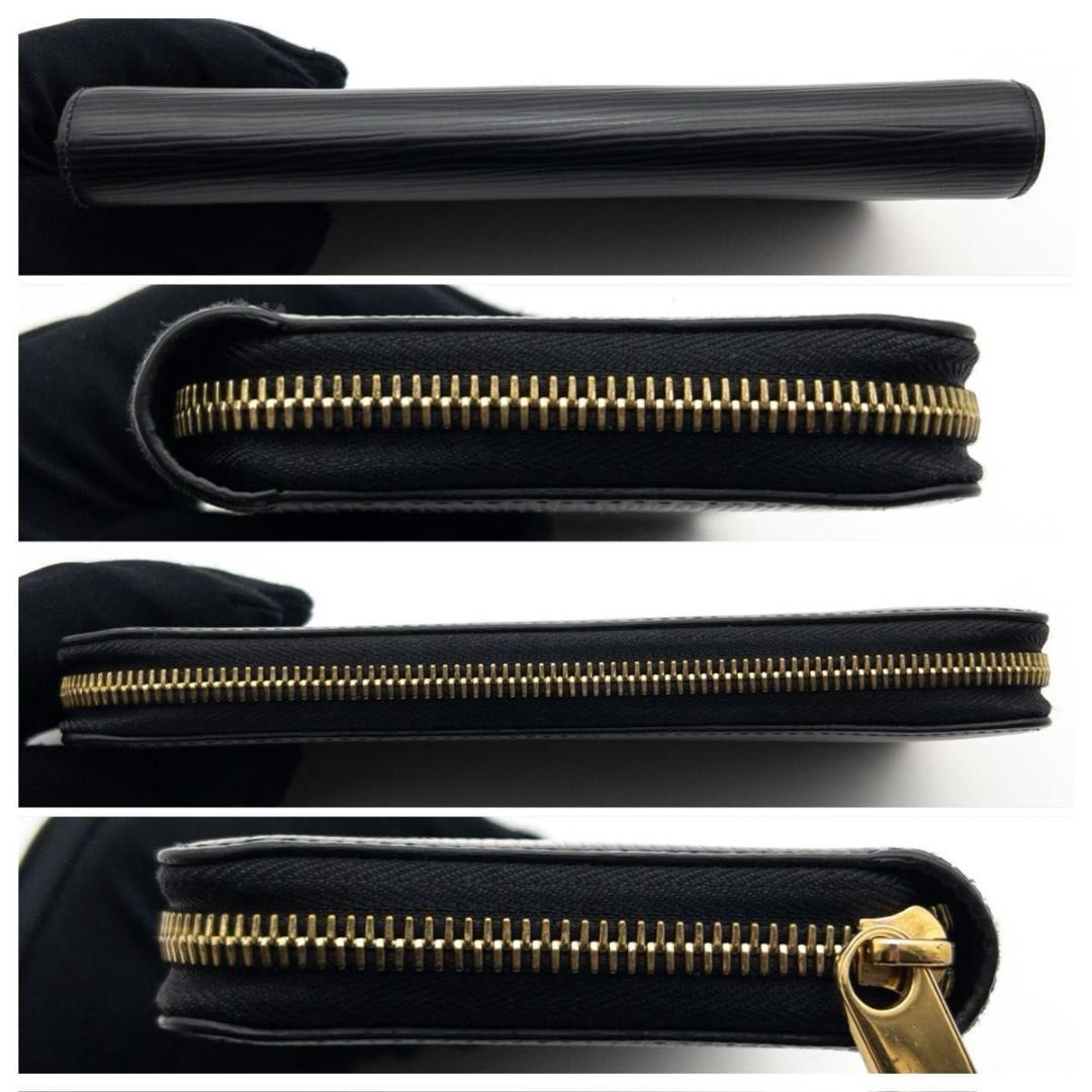 【超極美品】ルイヴィトン　新型ジッピーウォレット　エピ　長財布　黒　ゴールド金具