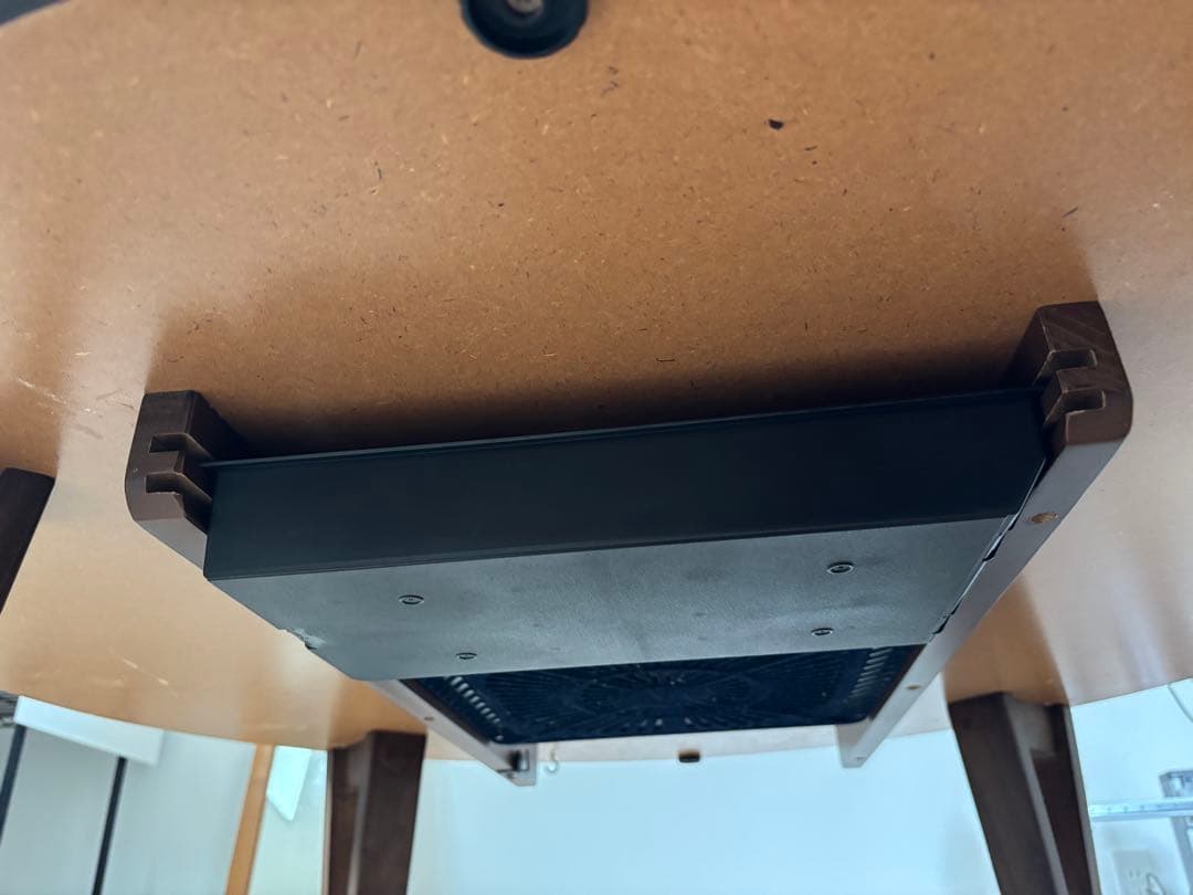 たんぽぽ　円形木目調こたつダークブラウン105サイズ共立工芸　たのメル便