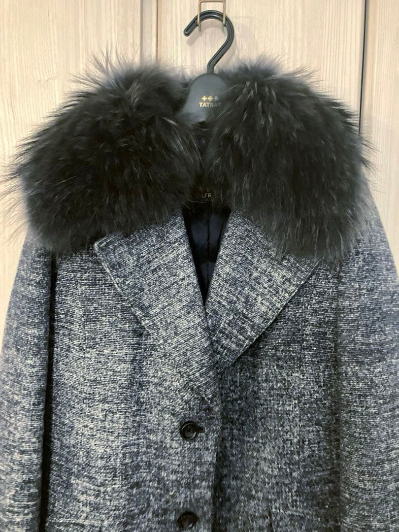 TATRASツイード調ダウンコート