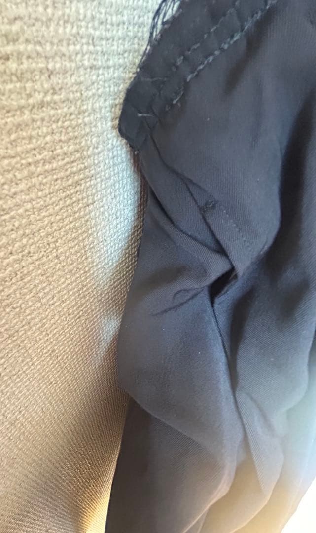 【定番人気】COMME des GARÇONS 吊りスカートSサイズネイビー