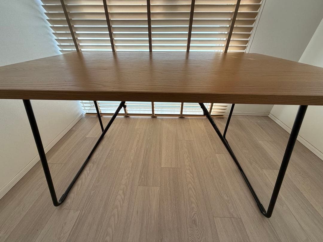 [セバスチャン]無印良品 折り畳みテーブル オーク材