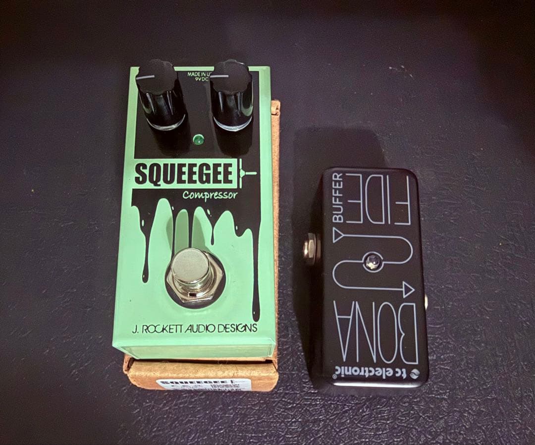 エフェクター(コンプ＋バッファー)２個セット