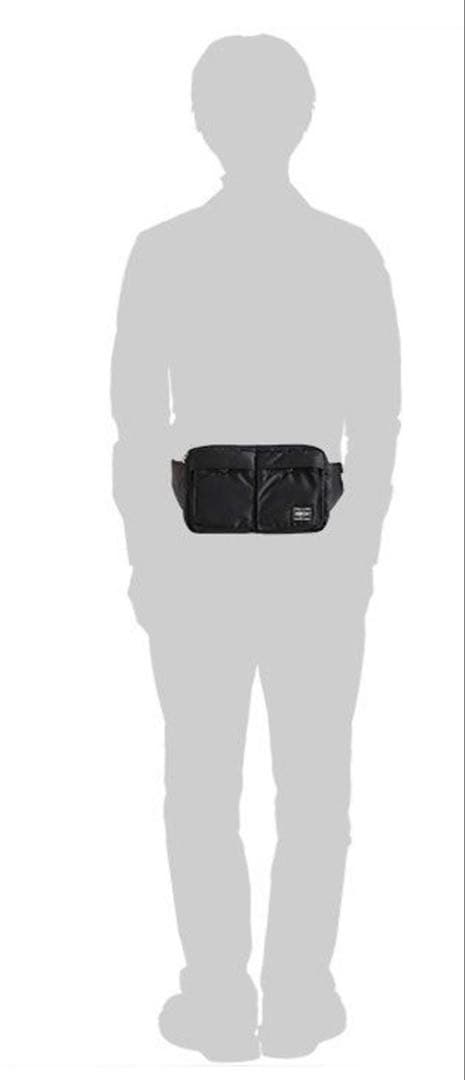 【PORTER】ポーター　タンカー　ボディバッグ　　　ブラック 巾着袋付き