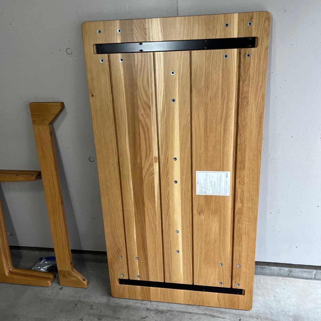 K*★無印 木製リビングダイニングテーブル・オーク材