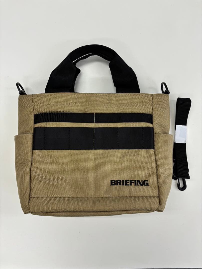 BRIEFING GOLF カートバッグ　2way カーキベージュ