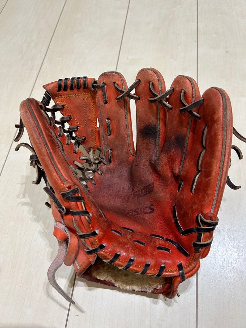 ゴールドステージ 硬式グローブ 右投げ用 オレンジ